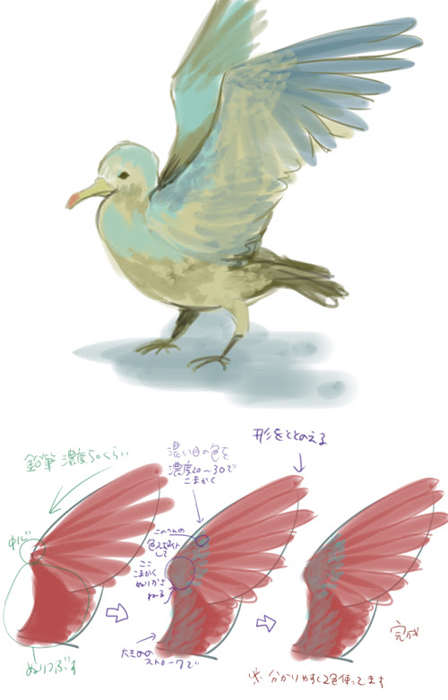 美しい花の画像 ぜいたく簡単 飛ん でる 鳥 イラスト 書き方