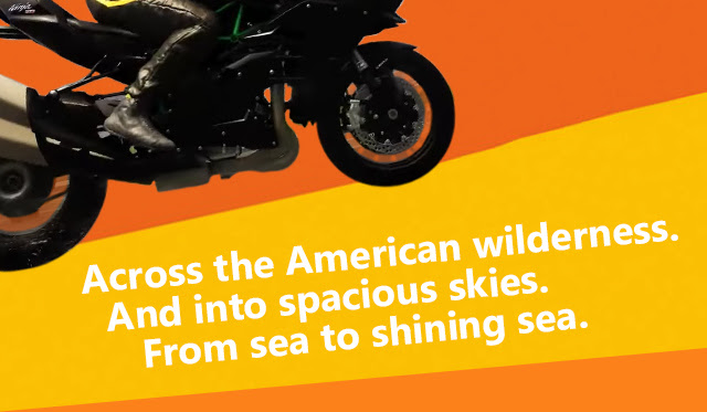 Across the American wilderness. And into spacious skies. From sea to shining sea.
