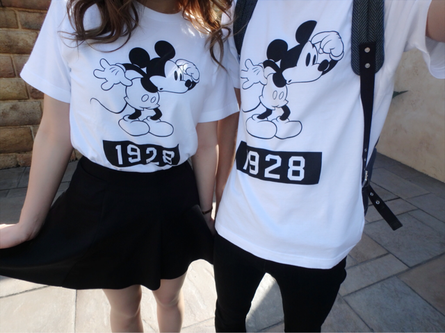 ディズニー画像ランド 最新ディズニー Tシャツ カップル