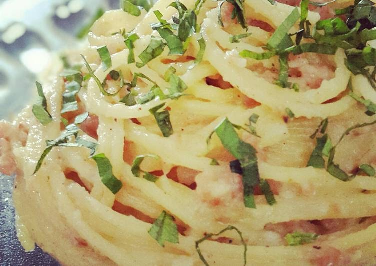 Resep Spaghetti Carbonara Dengan Susu - Soalan 05