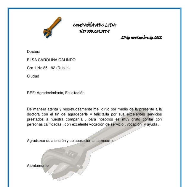 Carta De Felicitaciones Por Rendimiento Academico - Sample 