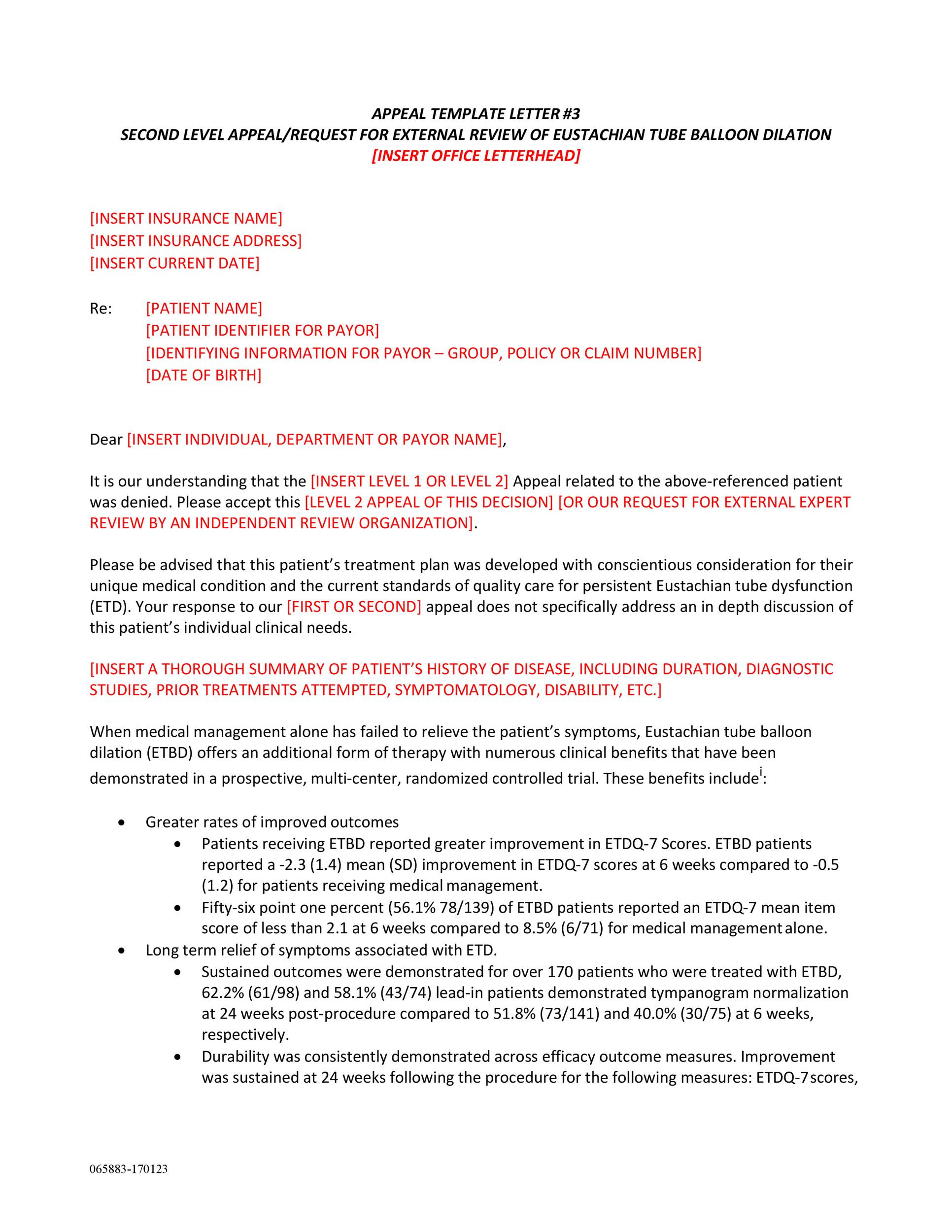 Free Unemployment Appeal Letter Template | Master Template