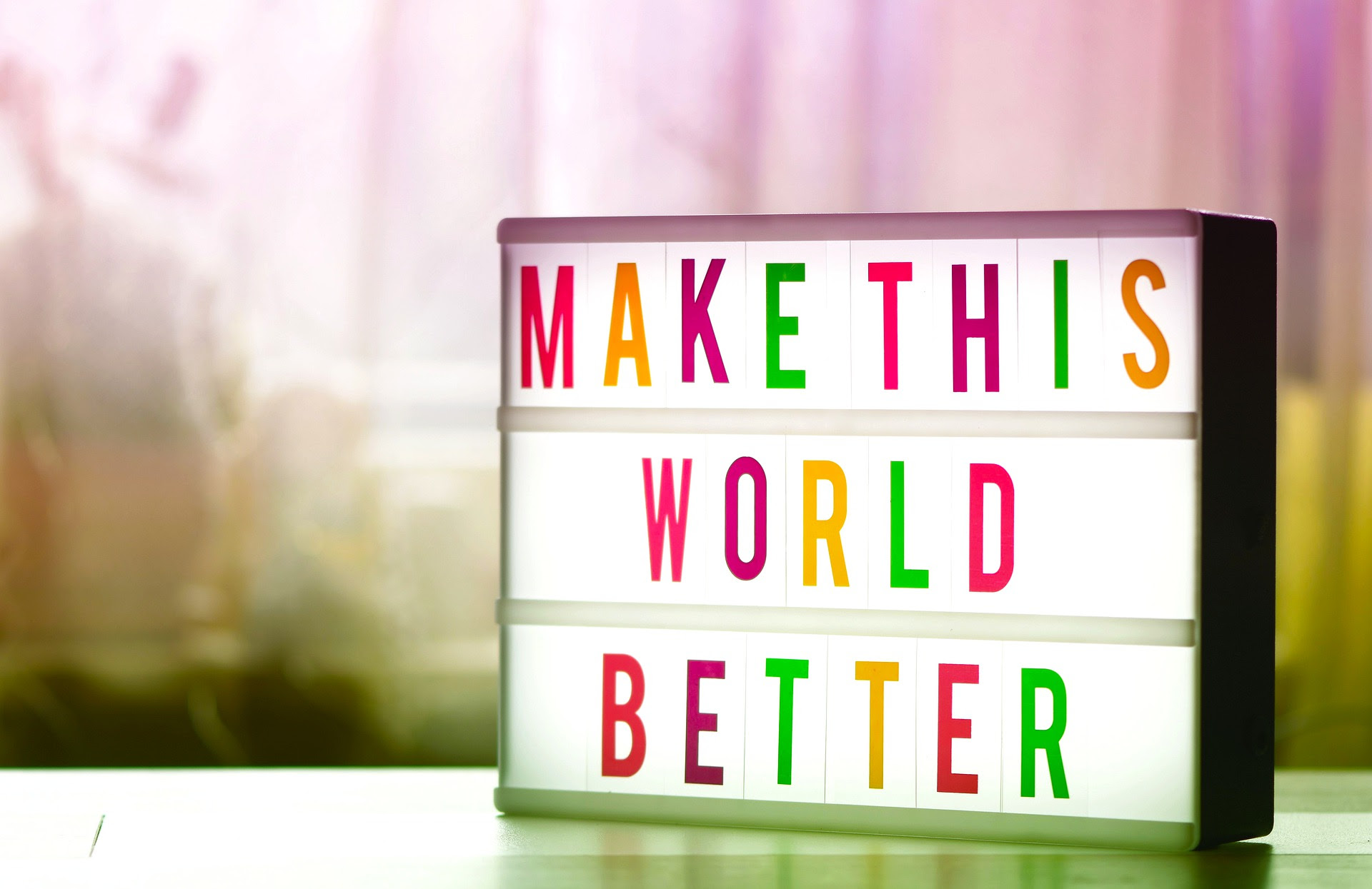 make this world better logo