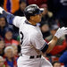 Alex Rodriguez hitting a homer at Fenway Park to tie Willie Mays for fourth place on the career home run list.