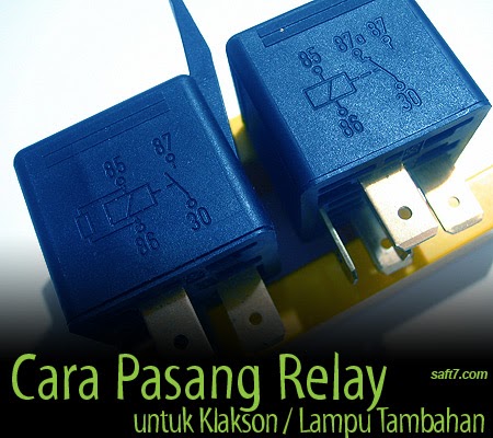 Alis98 YPT1 Purbalingga Cara  Pasang  Relay untuk Klakson 