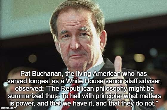 Pax on both houses: Republican Presidential Candidate Pat Buchanan ...