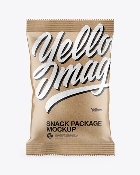 Download Matte Snack Package Mockup - Matte Metallic Tube Mockup - Front View - Kraft Stick Sachet Mockup ...