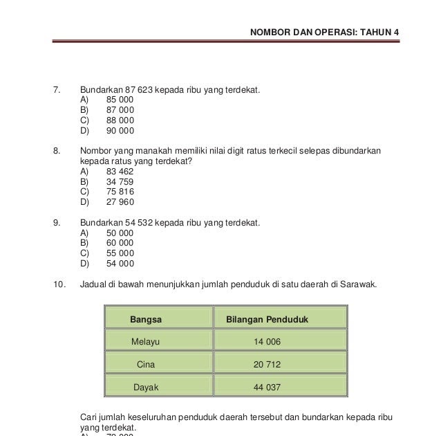 Cara Menjawab Soalan Matematik Tahun 3 - Kuora 2