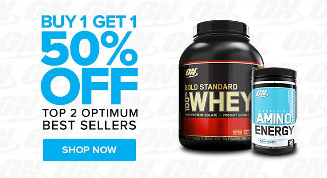 Buy 1 Get 1 50% Off Top 2 Optimum Best Sellers. Shop Now.