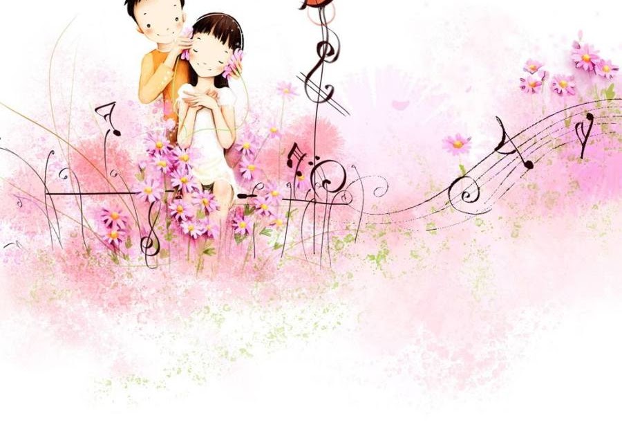 Gambar Kartun Pasangan Romantis Korea Kumpulan Kartun