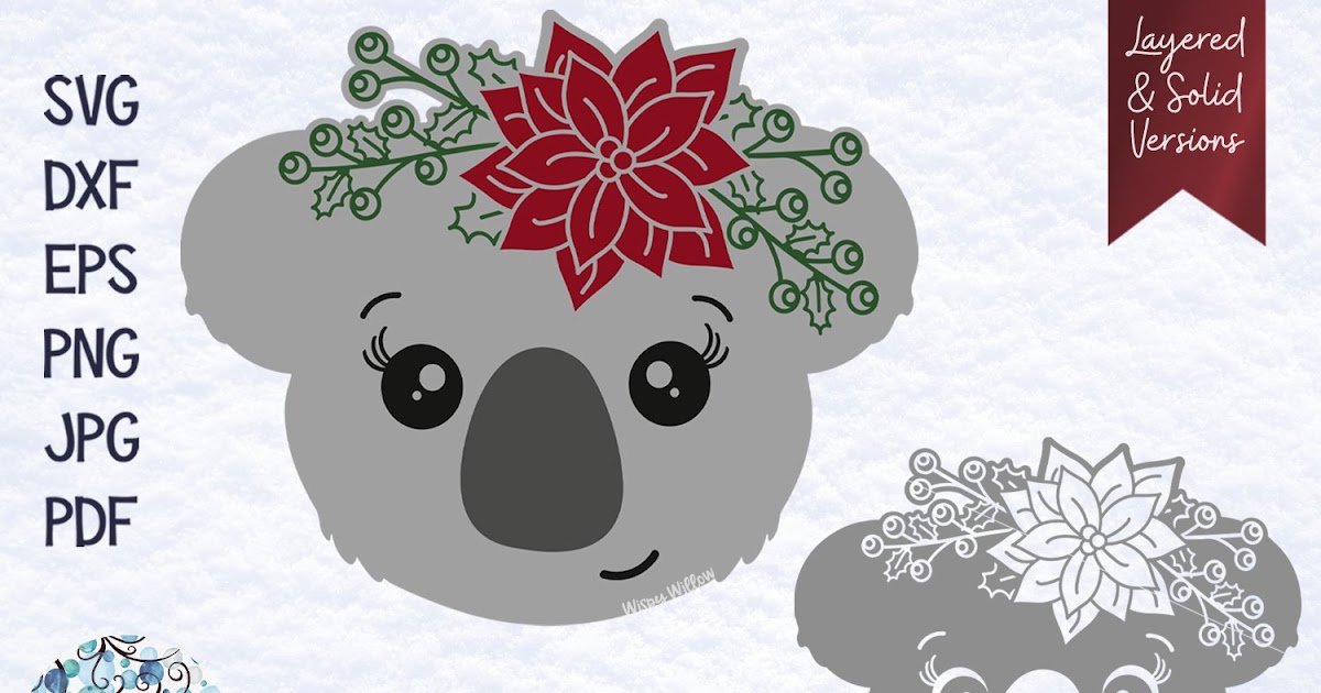 Koala Mandala Svg Printable - Layered SVG Cut File