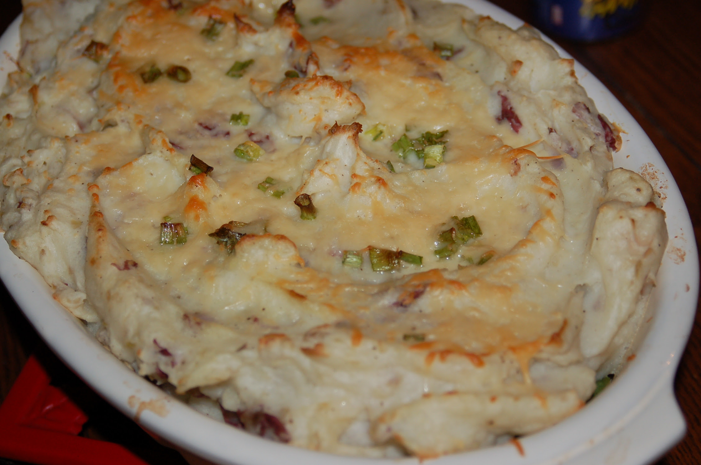 Drop by tablespoonfuls onto casserole (12 dumplings). One Pork Roast 3 Dinners Day 3 Shepherd S Pie 3hungrymonkeys