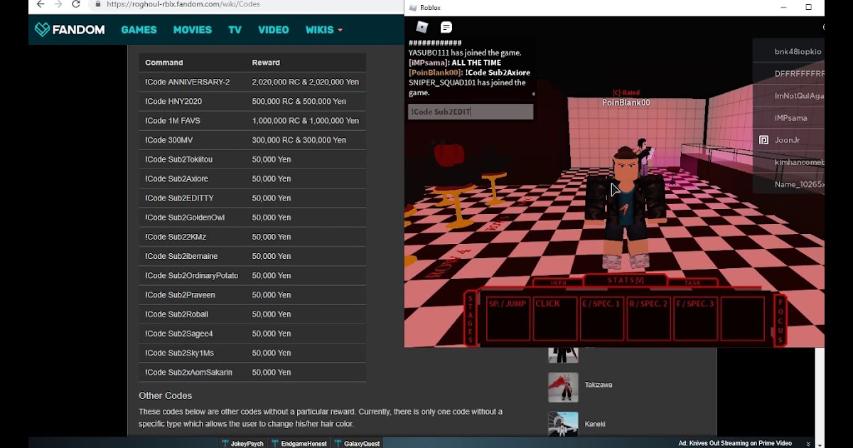 Ro-Ghoul Alpha Codes 2021 : Ro Ghoul Codes 2021 : All Ro ...