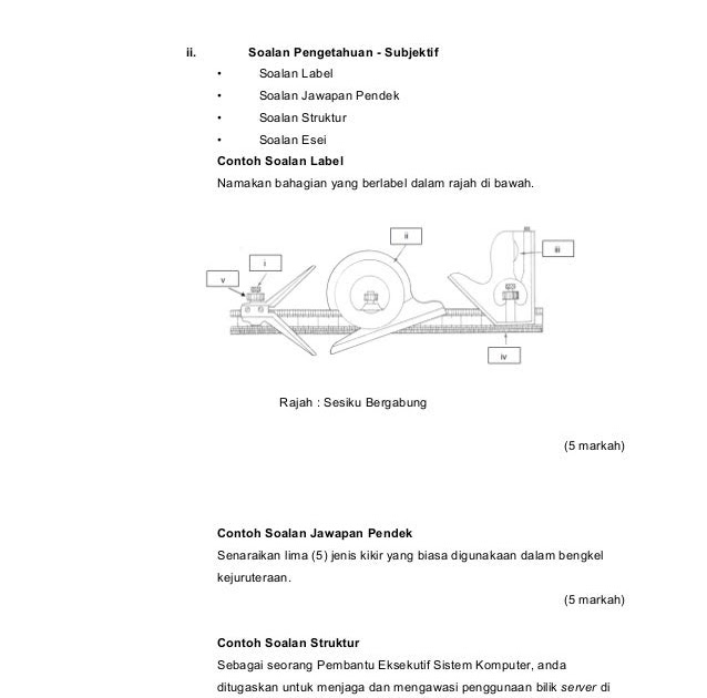 Contoh Soalan Tes Komputer - Feitanisme