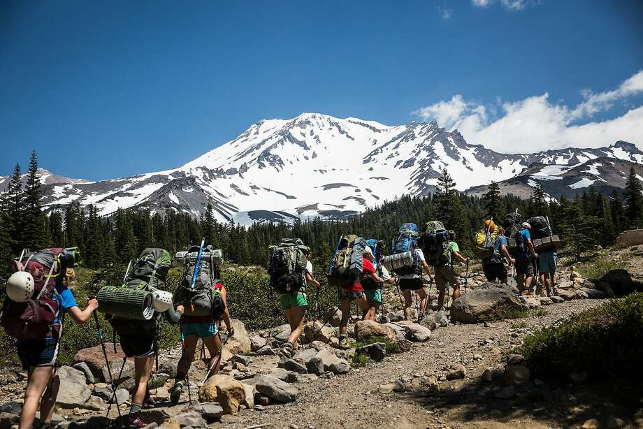 A group of climbers led by Shasta Mountain Guides leaves Bunny Flat to begin their ascent. Photo: Max Whittaker/Prime, Special To The Chronicle