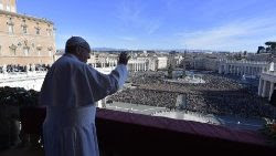 Papa Francisco durante a Bênção Urbi et Orbi 