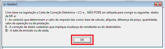 Correção Eletrônica Exemplo De Carta De Correção Cfop 
