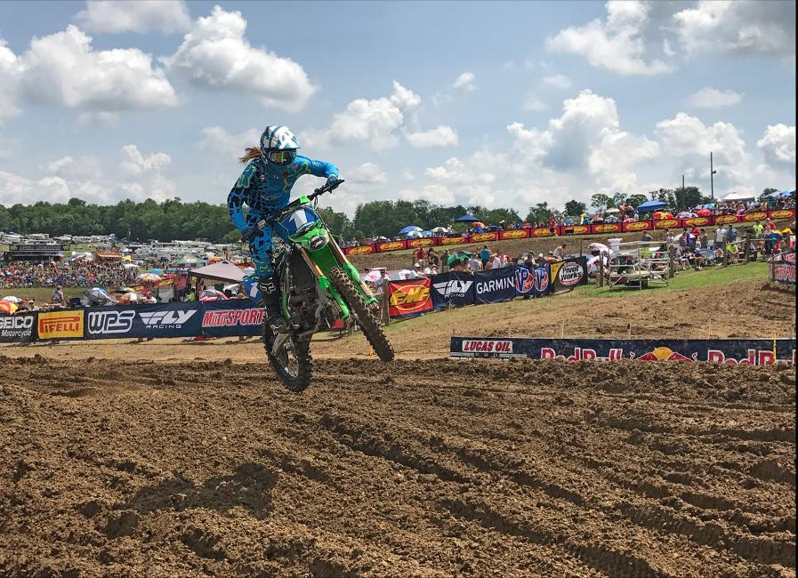 Kylie Fasnacht clinched the Onsia Women's Motocross Championship this weekend at the High Point with a pair of Moto wins. This is Fasnacht's 3rd year in a row to win the WMX title.