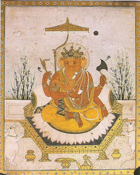 File:Ganesha Nurpur miniature circa 1810 Dubost p64.jpg