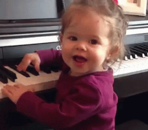 Playing Piano Claire Crosby GIF