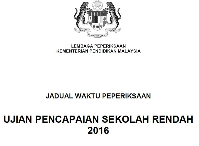 Soalan Upsr 2019 Negeri Sembilan - Selangor t