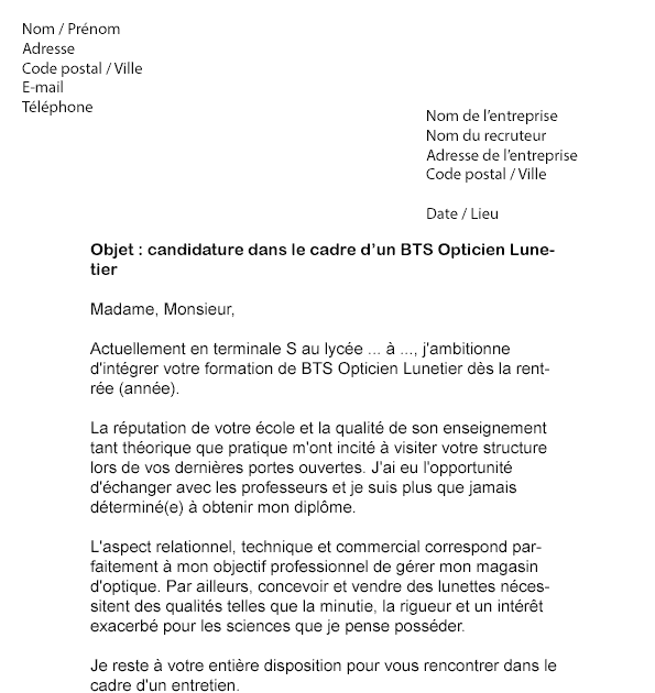 Lettre De Motivation Apb Licence Sciences Humaines Et 