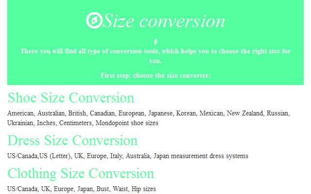 Sleeve length is adjusted proportionately depending on the silhouette. Size Conversion