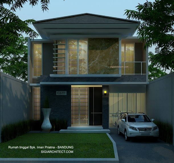 Gambar Bestek Rumah  Tinggal 2  Lantai  Pdf Rumamu di