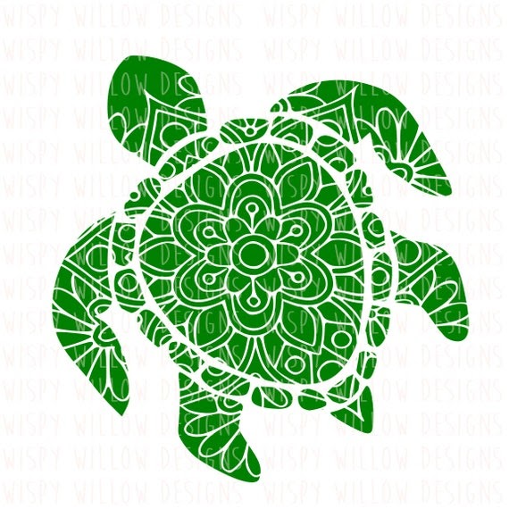 Download Sea Turtle Mandala Svg Free : Turtle Mandala Zentangle SVG ...