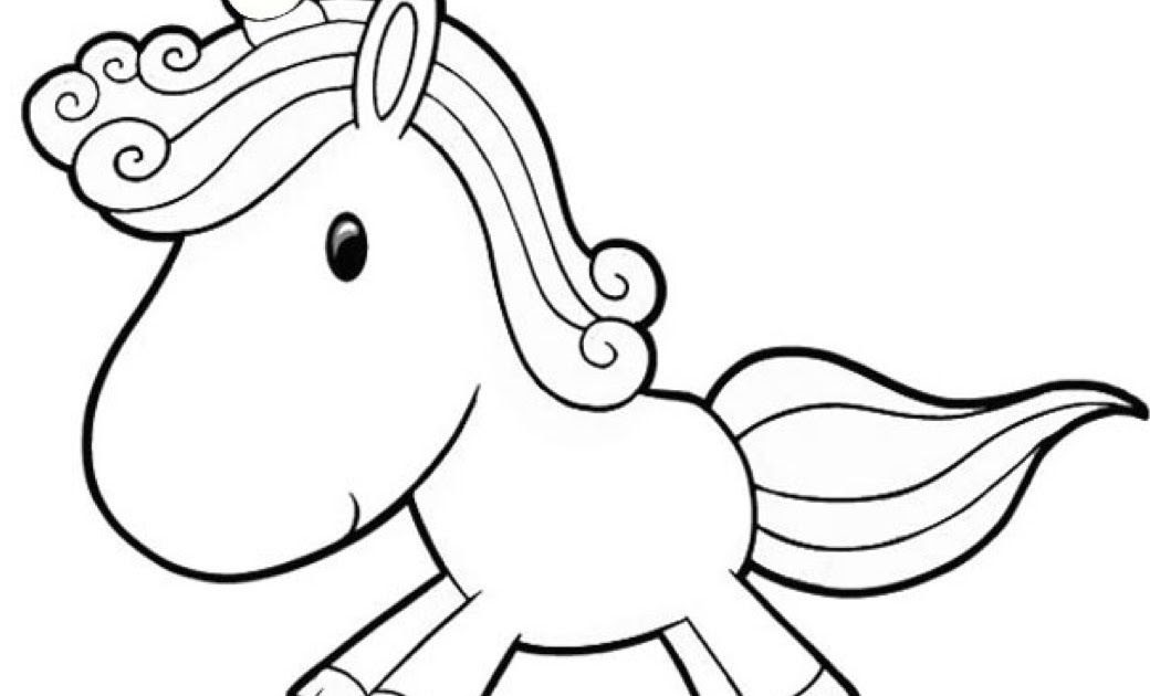 Terpopuler 30 Gambar  Kartun Unicorn  Hitam Putih Miki Kartun
