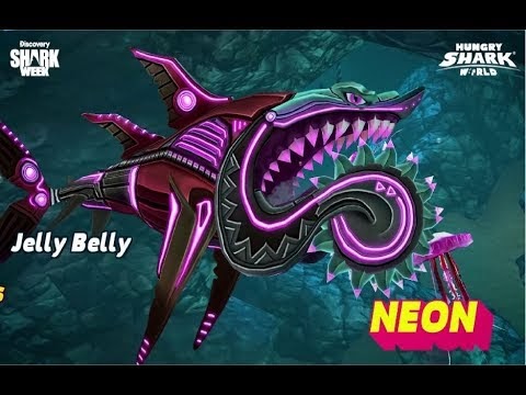 Neon Shark New Skin Buzz Helicoprion Hungry Shark World