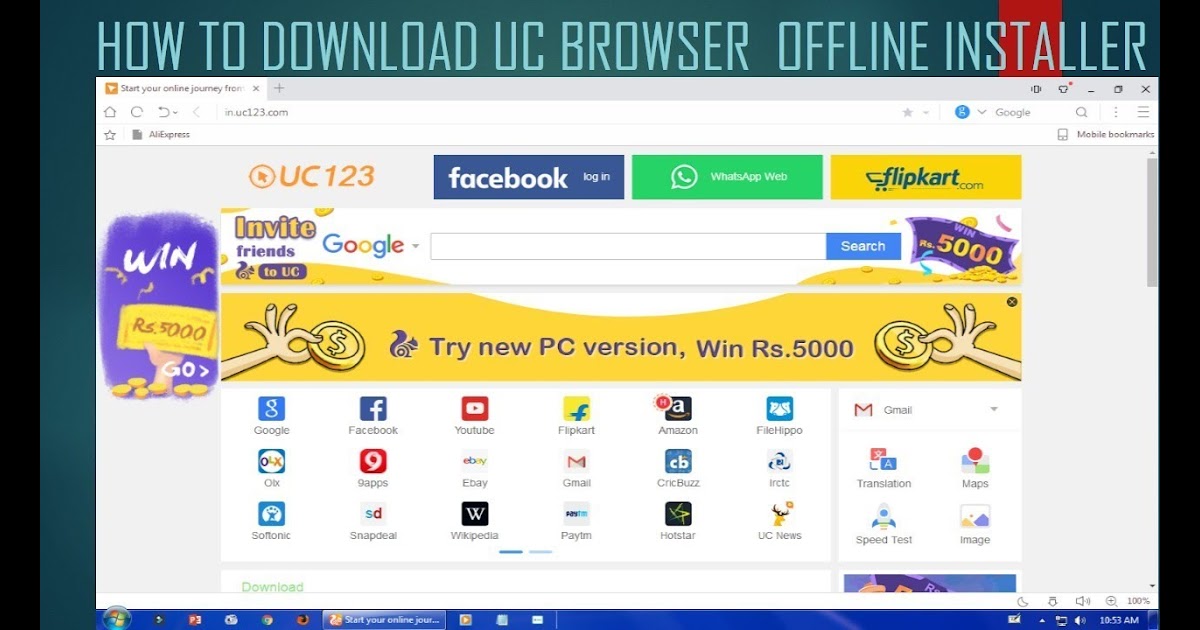 Donlod Uc Brosing Por Pc Ofline Instailer : Download & Install UC Browser Offline for Windows XP ...
