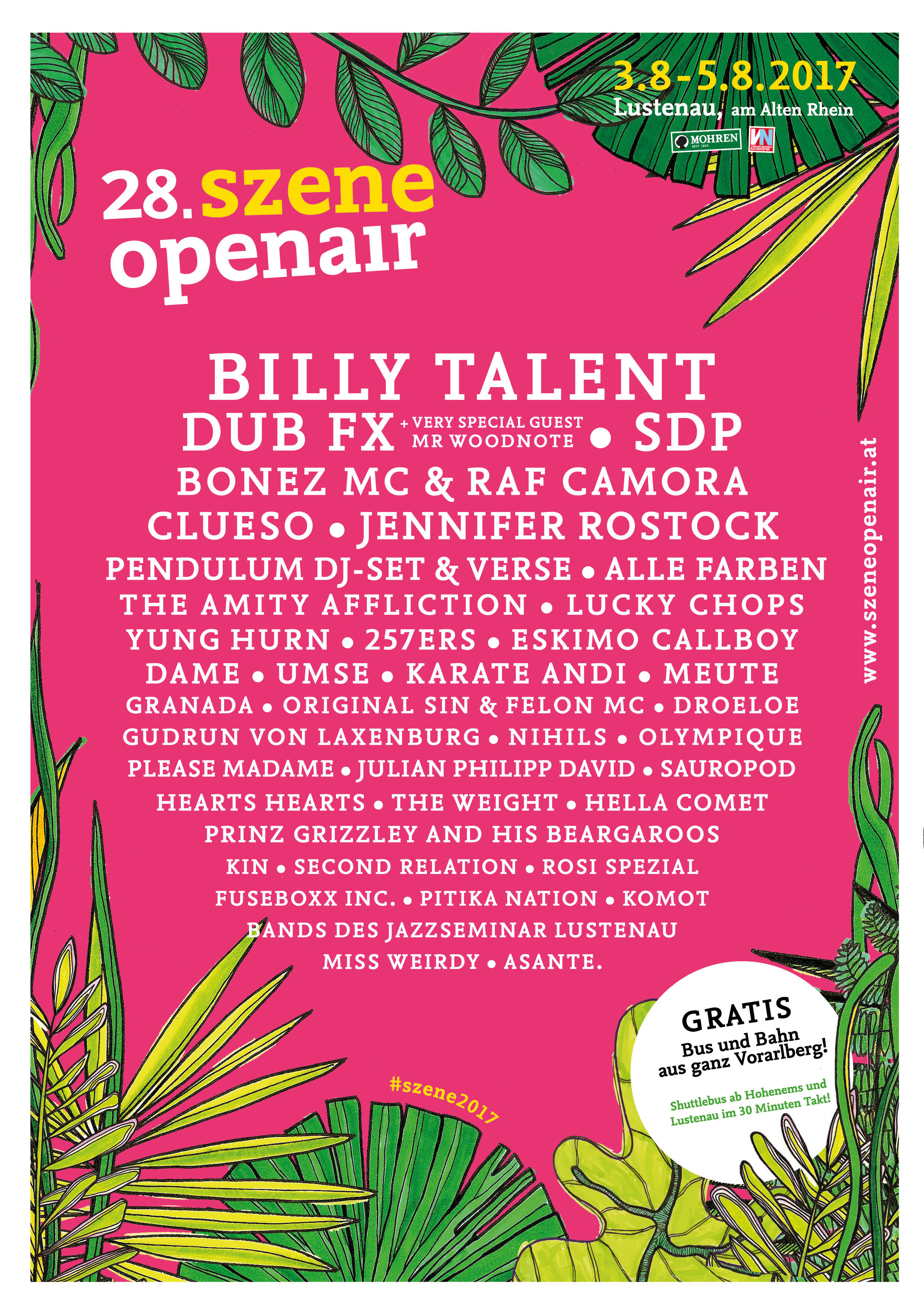 Am openair in lustenau treten neben bekannte bands auch junge musiker aus der region auf. 28 Szene Openair Lustenau 3 8 5 8 2017 Alle Facts Alle Bands Und Alle Details X Act Music Magazine