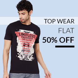TOP WEAR FLAT 50% OFF - Price 500 50 % Off  