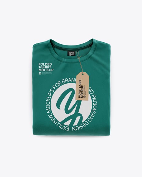 Download Folded T-Shirt PSD Mockup - All Free Best Mockups for Branding