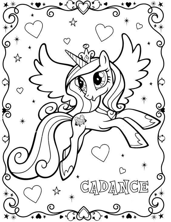 Download My Little Pony Coloring Book Pages Coloring And Drawing