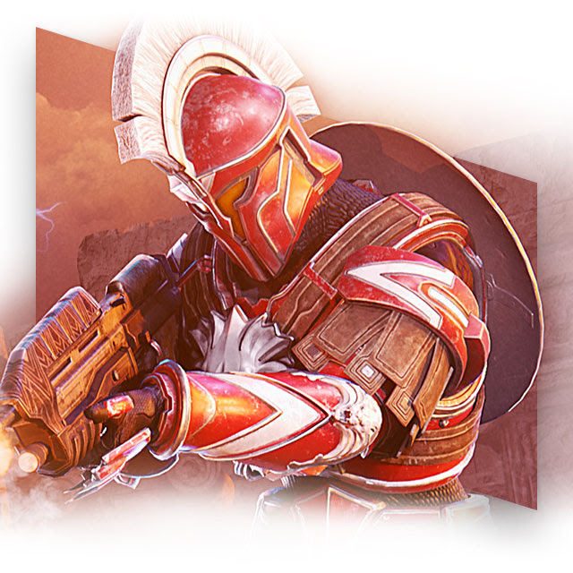 A Halo combatant wearing Roman-style armor.