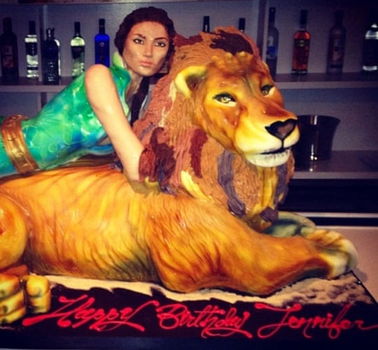 J-Lo's birthday cake.