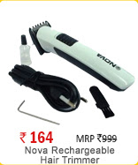 Nova Professional Rechargeable Hair Trimmer (RF8609ABC)