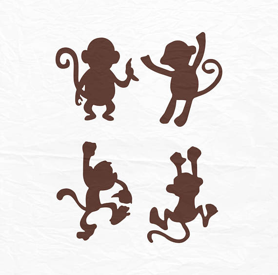 Free Free 68 Silhouette Baby Monkey Svg SVG PNG EPS DXF File