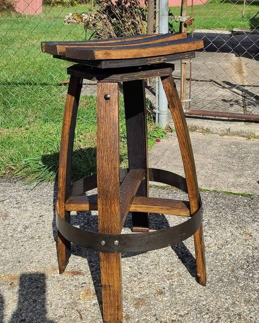 Check spelling or type a new query. Whiskey Barrel Bar Stool Ohio Handiworks
