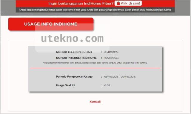 Untuk menghindari penipuan kami pastikan tim kami terdaftar sebagai marketing resmi indihome telkom jl. Cara Cek Kuota Indihome Utekno