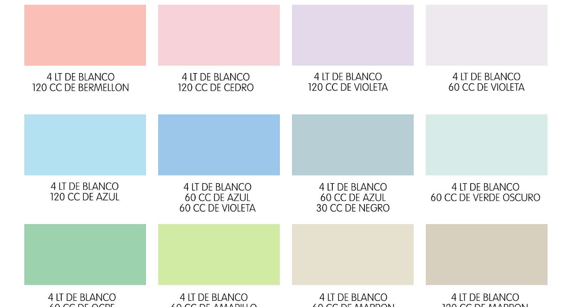 Carta De Colores Entonadores Alba - New Sample k