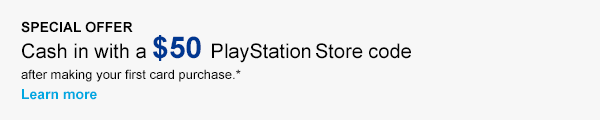 Cash in with a $50 PlayStation Store code