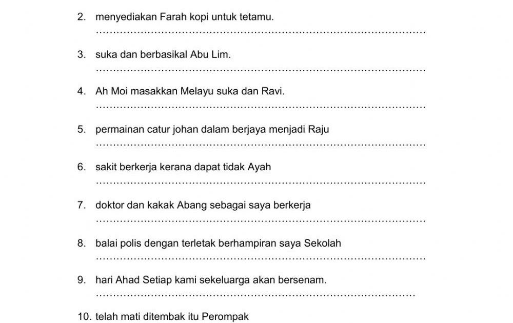 Soalan Bahasa Melayu Tingkatan 2 2019  Peperiksaan akhir tahun english