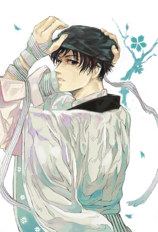 無料イラスト画像 上振り向き ポーズ 男 イラスト