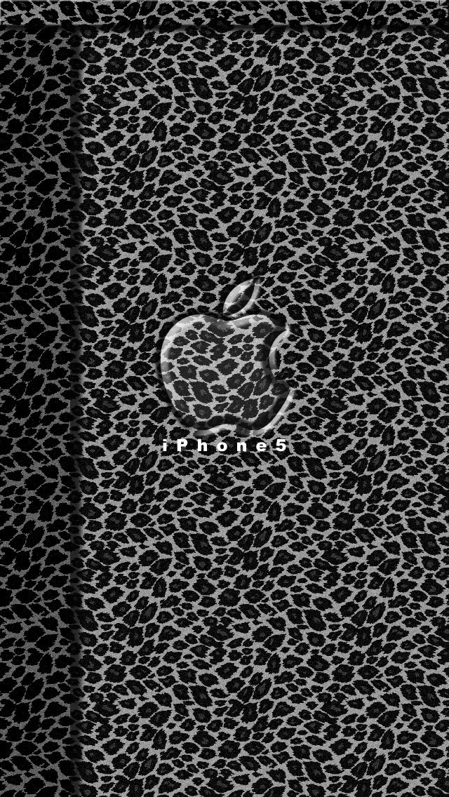 綺麗なiphone 壁紙 ヒョウ柄 花の画像
