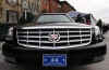 Barack Obama's #44 limousine parked in front of Blair House. Obama's presidential limousine has licence plate number 44  in Washington as seen on January 18, 2009, two days before Obama's inauguration.