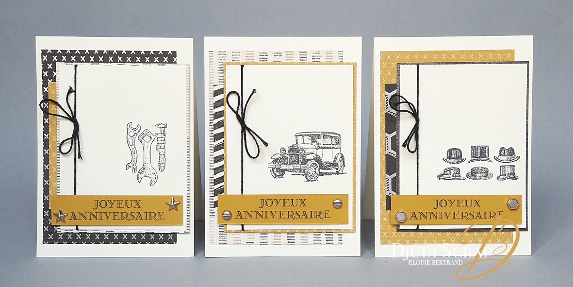 Carte Anniversaire Homme Scrapbooking Elmers