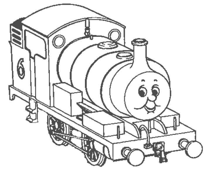 Mewarnai Thomas Coloring And Drawing
